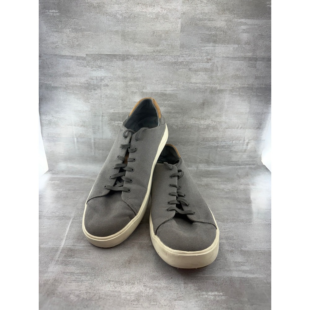 OluKai Lae'ahi Li Grey Textile Casual Sneakers Men Sz 10.5 10445-2626